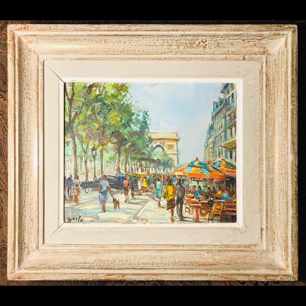 L’Arc de Triomphe Impasto Oil Painting